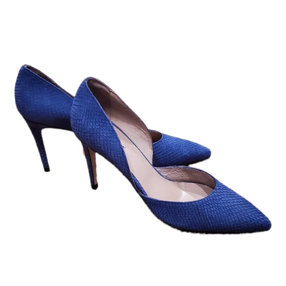 Ava & Aiden Snakeskin Pattern D'Orsay Heels Size 40 EU (9.5 US) - Picture 5 of 7